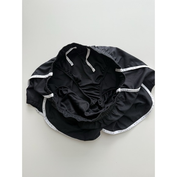 Nike Air Dry Fit Logo Shorts Womens Small Black White Activate Running Athletic - Picture 4 of 6